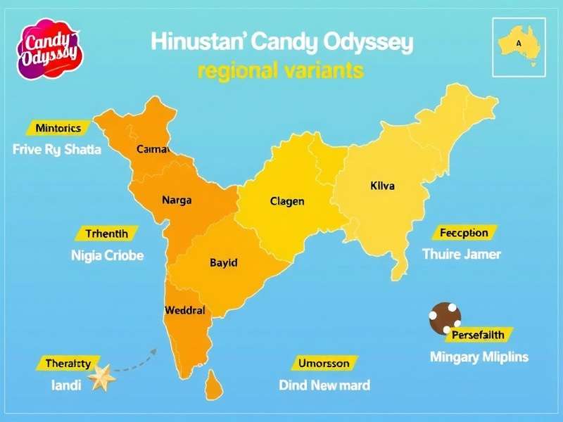 Different state versions of the game Hindustan S Candy Odyssey regional variants
